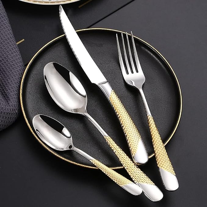 Portable 80-Piece Camping Cutlery Set with Wooden Handles for 20 People - Ideal for Family Dinners, Camping, and Travel