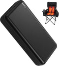 5V2A Battery Pack for Electric Heated Camping Chair, Heated Blanket, Hunting Seat Pad, Sleeping Bag USB Power Bank Camping Work Power (Black, Milliamp Hours, 2000)