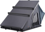 VEVOR Rooftop Tent Hard Shell, 2-3 Person Aluminum Roof Top Tent Hardshell with Tri-Color LED Light, Thick Mattress & 1 Window, Waterproof Windproof Overland Camping Car Roof Rack for Jeep SUV Pickup