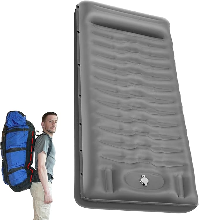 Camping Mattress,Inflatable Waterproof Outdoor Gear - Backpacking Sleeping Pad - for Backpacking Tent Hiking Traveling Beach