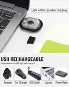 Beanie Headlamp - Unisex Winter Knit Cap Gifts for Men Dad Father with LED Hands Free USB Rechargeable Caps