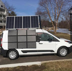 LENSUNSOLAR 300W Solar Blanket Complete Kit Ready to Charge Battery and Solar Generator Portable Lightweight for Camping