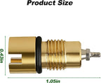 Upgraded Check Valve Replacement Compatible with Coleman Lantern & Stove Parts – Camping Lantern Accessories, Brass Pump Repair Kit - 2 Pcs