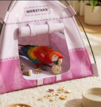 Mini Tent,Model Tent Decoration with Chair,1:12 Miniature Doll Camping Model Tents Movable Decorative Scene Accessories Photography Props Miniature Model Tent for Tiny Pets (pin k)