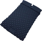 Asixxsix Double Sleeping Pad, Self Inflating Camping Mattress with Foot Pump Pillow for Backpacking Adults Couples (Blue)