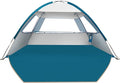 COMMOUDS Beach Tent Sun Shade for 3/4/6/8 Person, UPF 50+ Beach Sun Shelter Canopy Tent, Lightweight, Easy Set Up and Carry