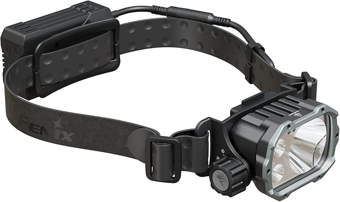 Fenix HP35R 4000 Lumen USB-C Rechargeable Headlamp, with Spotlight, Floodlight and red Light for Search and Rescue, Outdoor use, Emergencies, and More