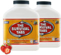 Sports & outdoor emergency preparedness food tablets 30 days supply none-GMO gluten-free 25 years shelf life (2 bottles/Strawberry)