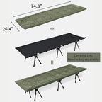 Naturehike Sleeping Mattress Pad for Camping Cot, Portable Cotton Sleeping Cot Pads, Foldable Bed for Adults, Cot Mattress Topper for Hiking, Picnic, Tent, Travel