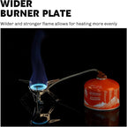 Fire Maple FMS-118 Camping and Backpacking Stove | Portable Foldable Gas Burner with pre-heat tube | Ideal for Backpacking, Hiking, Camping, Emergency use