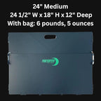Tire Table Outdoor Stove Windscreen 24" for BBQ, Camping, and Travel with Nylon Cordura Bag Included