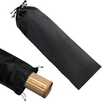 Pull String Bag - Long Drawstring Pouch, Scratch Resistant Gear Sack | Lightweight Travel Organizer, Camping Backpacking Fishing Outdoor Hiking Tent Pole Umbrella for Packing, Carrying, Storage