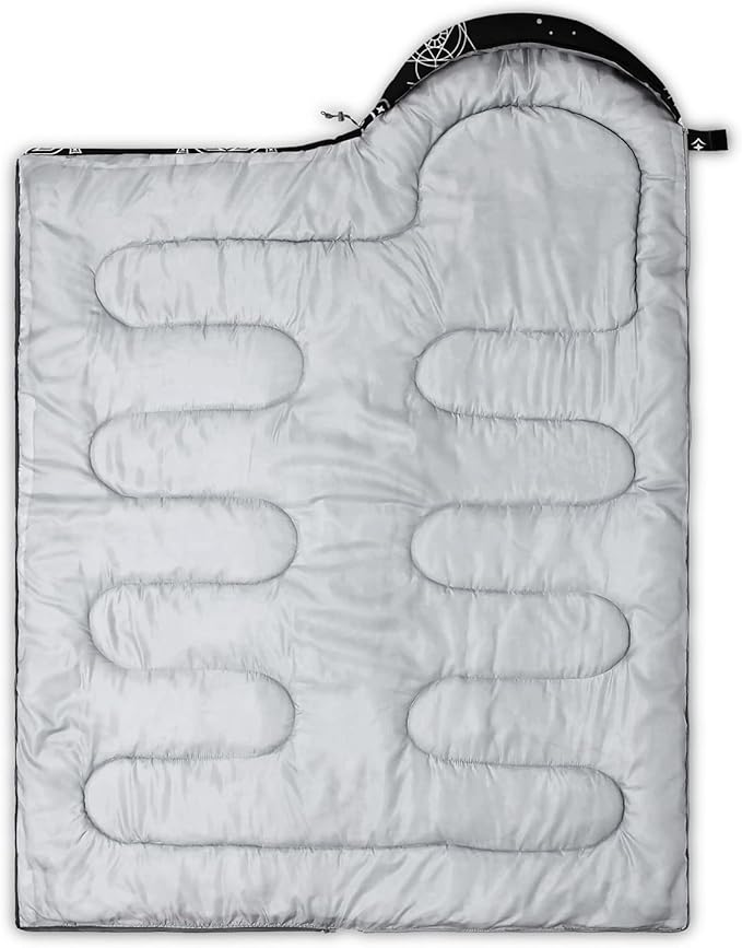 HOSIMA Butterfly Sleeping Bags for Adults and Kids for Camping,Black Gothic Ultralight Sleeping Bag for Cold Weather Summer.