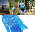 3L Foldable Gravity Water Filter Straw Bag Outdoor Camping, Travel, Backpacking, Hiking and Emergency, Compatible with Water Filter Straw, Flex Foldable, 3 Liter Bag