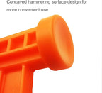Lightweight Plastic Camping Tent Stake Hammer with Remover Hole Multi-functional Backpacking Tent Peg Mallet Stake Puller for Canopy Tent Outdoor Accessories