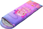 HOSIMA Dear Hunting Pattern Cold Weather Sleeping Bags for Kids Adults,Black Light Weight Waterproof Sleeping Bags for Outdoors Hiking.