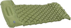 Camping Sleeping Pad Mat, Lightweight Inflatable Mattress, Sturdy 40D Nylon Fabric, TPU Laminate, for Tent Hiking Travel, Foldable Compact, Comfortable 3D Design (Green)