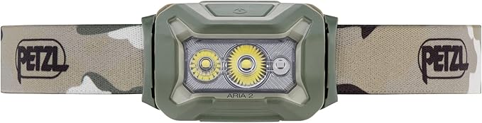 PETZL ARIA 2 RGB Headlamp - Camouflage (450 lm) [Legacy]