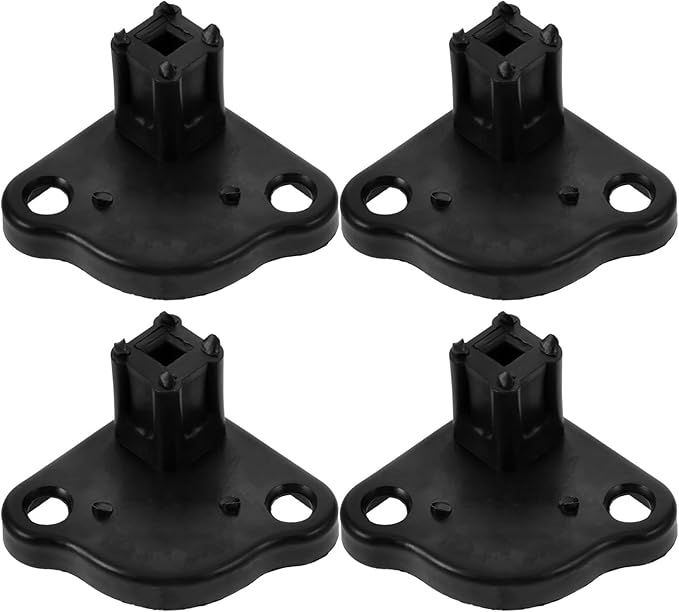 Gatuida 12pcs Rv Awning Bottom Bracket Foot Automatic Support Design for Camping Tents and Folding Umbrellas Material Weatherproof Stability for Outdoor Use