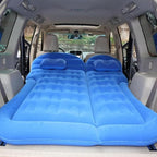 Car Air Mattresses for Equinox/GMC Terrain 2018 2019 2020 2021 2022 2023 2024,Inflatable Bed Mattress with Electric Air Pump Portable Sleeping Pad for Travel Camping Trunk & Back Seat,Blue