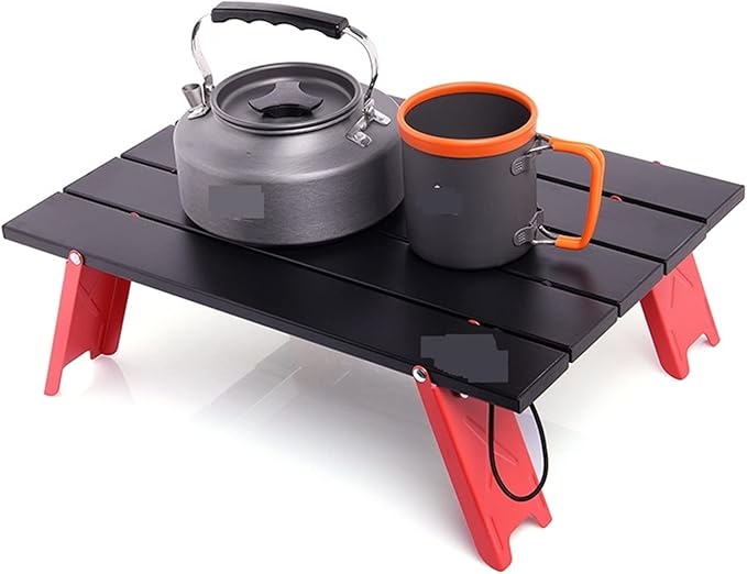 Camp Table Camping Mini Portable Foldable Table for Outdoor Picnic Barbecue Tours Tableware Ultra Light Folding Computer Bed Desk