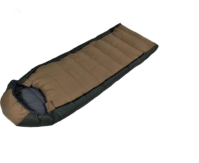 Kamp-Rite Anniversary Series 1 Person Tent cot with 20 Degree Outfitter Sleeping Bag and Self Inflating Sleeping pad for Camping Hunting Fishing 3 Piece Bundle Package (Tan)