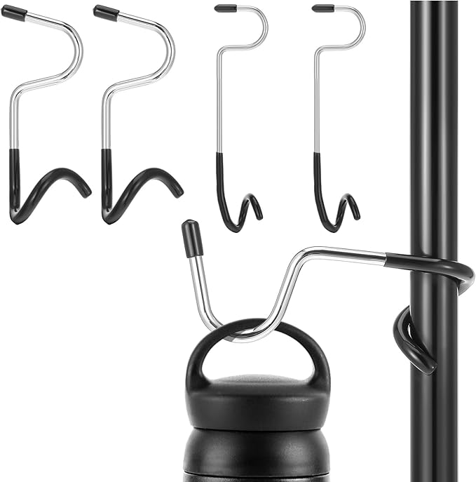 4Pcs Camping Lantern Hooks, Adjustable Backpack Hooks for Tent Lights, Tent Hooks for Outdoor Lights, Camping Light Hook, Grill, Hiking