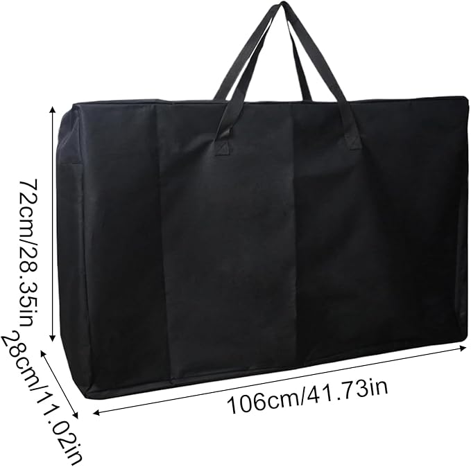 Folding Chair Storage Bag - Heavy Duty Camping Organizer, Portable Recliner Holder, Durable Gear Pouch, Large Carry Case | Travel Accessory for Towels Tent Wheelchair Yoga Mat Outdoor Use Utility Kit
