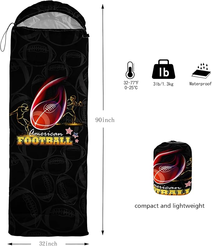 HOSIMA Butterfly Sleeping Bags for Adults and Kids for Camping,Black Gothic Ultralight Sleeping Bag for Cold Weather Summer.