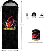 HOSIMA Butterfly Sleeping Bags for Adults and Kids for Camping,Black Gothic Ultralight Sleeping Bag for Cold Weather Summer.