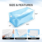 100Gallon Bathtub Bladder for Emergency Water Storage, BPA-Free Water Container for Disaster Preparedness, Hurricane Survival & Drinking Water-Food Grade Reusable Water Bag