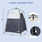 Instant Camping Shower Tent, Privacy Shelter, Portable Outdoor Sun Shelter for Camping Beach Hiking Fishing, 1 Room/2 Rooms