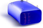 Large Capacity Water Storage Bladder with Visible Scale, Portable Water Tank Containers, Bladder Tank for Drought Resistance, Fire Prevention, Emergency, Outdoor & Irrigation (240L/63Gal, Blue)