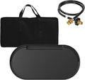 RoadTrip Grill Accessories Cast Iron Griddle for Coleman RoadTrip 285 grill with Bag and 4FT Propane Hose Adapter, Grill Replacement Parts for Coleman Camping Stove