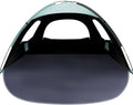 WhiteFang Beach Tent Anti-UV Portable Sun Shade Shelter for 3/4/6/8 Person, Extendable Floor with 3 Ventilating Mesh Windows Plus Carrying Bag, Stakes and Guy Lines