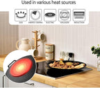Korean BBQ A IH Griddle Grill Pan, Nonstick Coating, All Stove(Gas, Electric & Induction),Indoor Outdoor Griddle (12 IN)