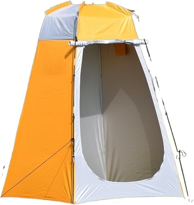 Camping Tent,Shower Tent, Portable Changing Fitting Room Outdoor Camping Shower Bathing Tent Privacy Toilet Dual Layer Waterproof Tourist Tents Camping Tent