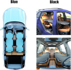 AZMANI Portable Travel Car Bed for SUV, Adult, Knitting Surface, Holds 550 Lbs (Size: 163x56x38cm-A)