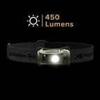 Princeton Tec Remix LED Headlamp (Green/Dark Green, 450 Lumens White and Red)