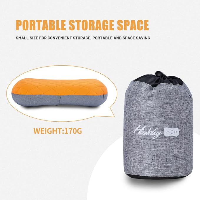 Self Inflating Sleeping Pad with Travel Pillow Camping Pillow for Sleeping Easy to Use - Lightweight & Compact - 4-Season Camp Sleeping Mat and Pillow for Outdoor Activities, Camping,Travel,Car,Tent