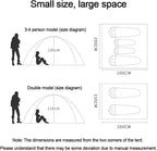4 Person Camping Tent, Instant Pop Up Dome Family Camping Tent,for Camping, Backpacking, Hiking, Backyard, Festivals