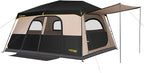 FanttikOutdoor Zeta C8/C10 Apex Camping Tent, 8/10 Person Instant Cabin Tent Setup in 60s, Family Tent with Carry Bag for Family Camping & Hiking, Waterproof, Upgraded Ventilation