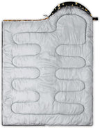 QOOMO Camping Sleeping Bags,3 Season Warm & Cool Weather,Lightweight,Waterproof Sleeping Bags for Adults & Kids,Traveling,and Outdoors,Camping Gear Equipment