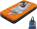 Air Mattress Twin with Built-in Rechargeable Pump 9'' Camping Inflatable Mattress Portable Blow up Mattress Air Bed Guest Bed for Home Outdoors Hiking Travel