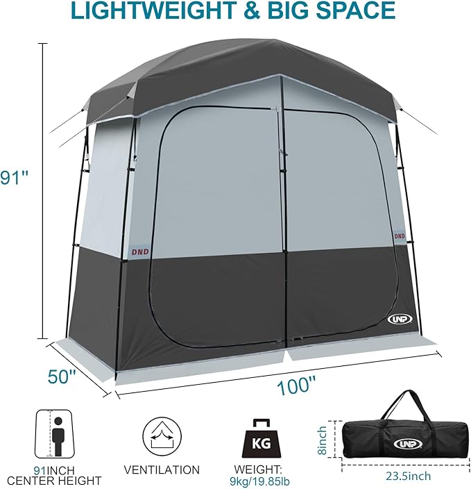 Shower Tent, Outdoor Camping Privacy Shelter-Dressing Changing Room-Portable Toilet Tent for Hiking Sun Shelter Picnic Fishing