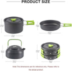 Camping Cookware Kit Cooking Set Travel Tableware Tourism Equipment for Outdoor Hiking Picnic