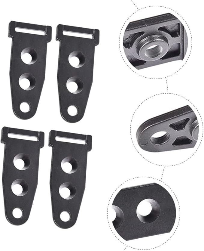 Mikikit Tent Buckle Outdoor Canopy Adjuster Canopy Pole Connector Canopy Webbing Fixer Camping Install Buckle