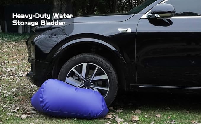 Water Storage Bladder Portable Heavy-Duty - 100+ Gallon/402L with Stainless Steel Fittings, Leak-Proof & Durable – Portable Tank for Emergency, Farming, Irrigation Use