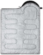 QOOMO Camping Sleeping Bags,3 Season Warm & Cool Weather,Lightweight,Waterproof Sleeping Bags for Adults & Kids,Traveling,and Outdoors,Camping Gear Equipment