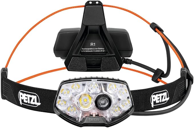 PETZL NAO RL Rechargeable Headlamp - 1500 Lumens (Reactive Lighting)